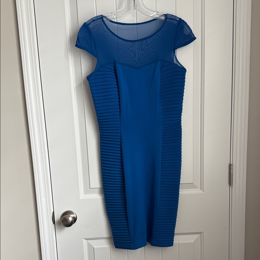 Royal Blue Cap Sleeve Dress